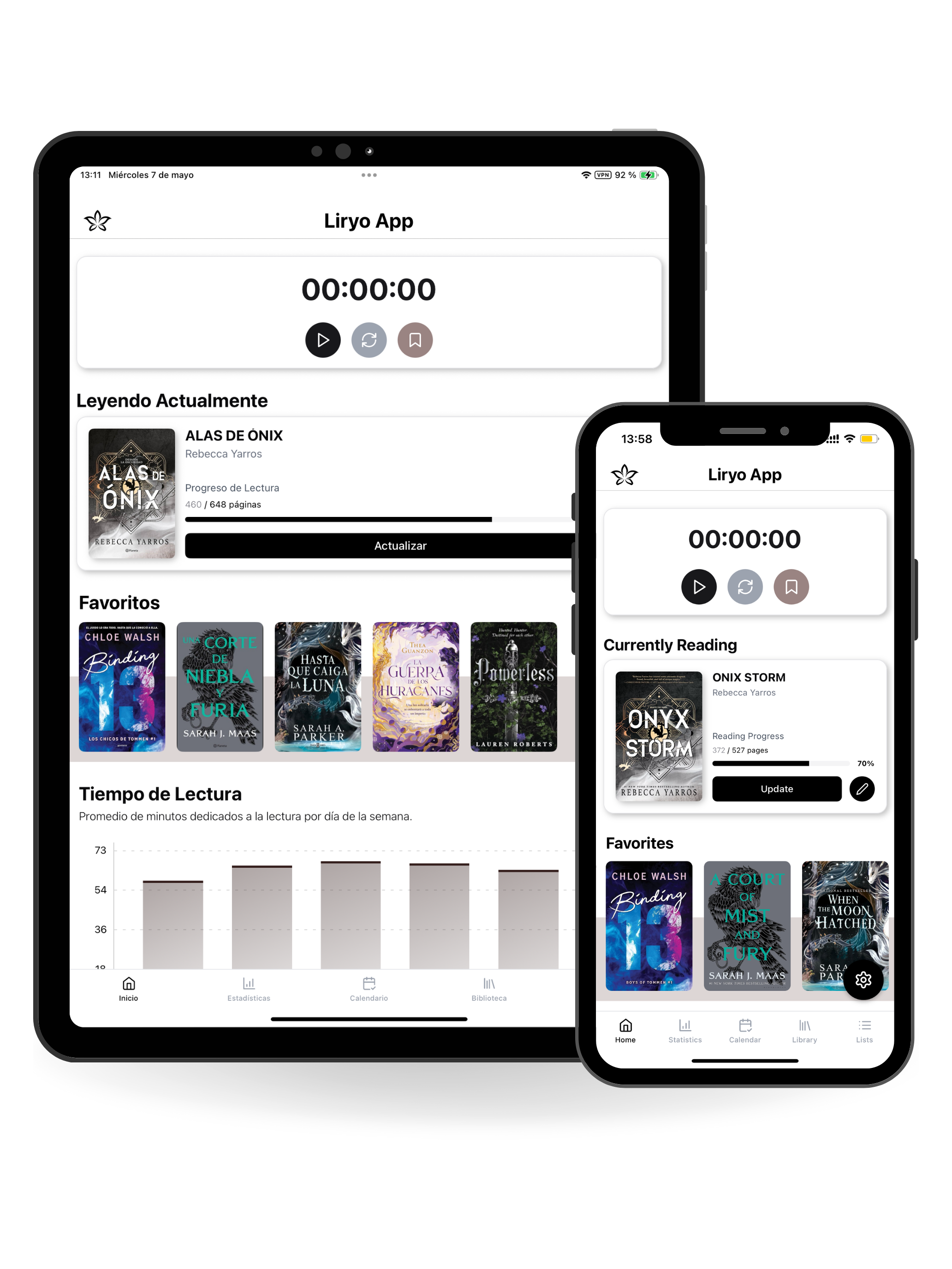 A preview of the app
